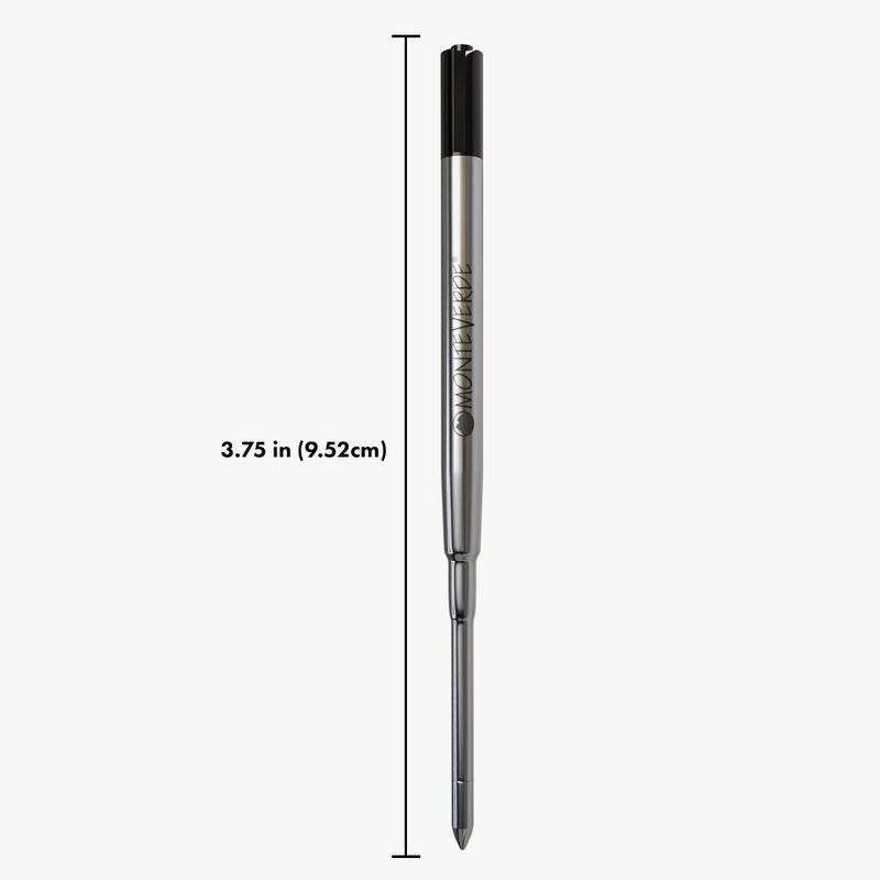 Monteverde Ballpoint Refill to Fit Sheaffer Ballpoint Pens, Medium Point, Soft Roll, Black, 2 per Pack (S132BK) - Image 3